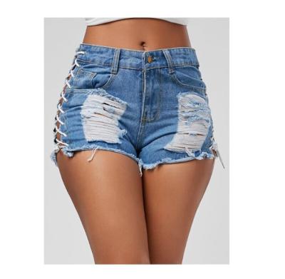 China New Arrival Breathable Denim Hot Pants Shorts Jeans Womens Denim Black Denim Shorts For Women for sale