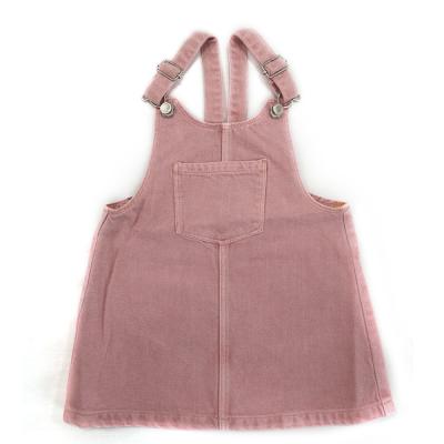 China Cute Breathable Fashion Denim Strap Baby Dress Baby Skirt for sale