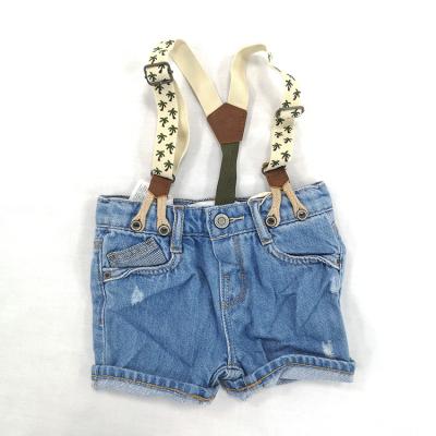 China Hot Sale Kid Clothes Baby Boy Denim Simple Antibacterial Shorts Breathable for sale