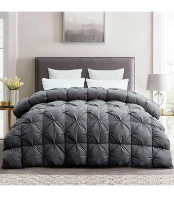 China Modern Custom King Queen Single Size Gray Cotton Luxury Down Duvet Duvet From Manufacturer for sale