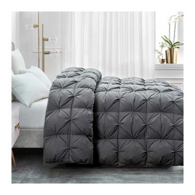 China Down Sale Cotton Gray S/T/Q/K Modern Popular Popular Bedroom Feather Comforter Quilt for sale