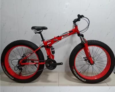 China Aluminum alloy/steel 26*4.0 new folding bike mountain model bicycle 26*4.0 with gear for sale