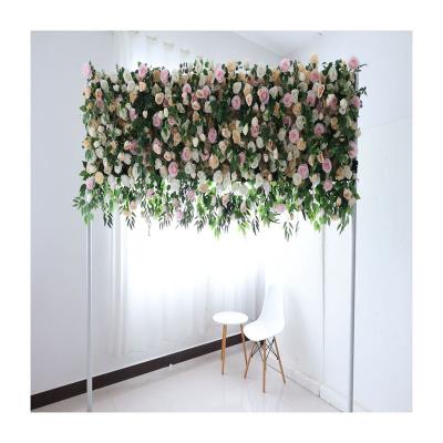 China natural wedding decorative flower centerpieces decorative wall backdrop artificial flowers for wall for sale