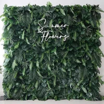 China Hot Price Type Fabric Base+Silk Flower New Artificial Plants Grass Wall Backdrop Artificial Flower Wall Backdrop For Wedding Wrist Corsage for sale