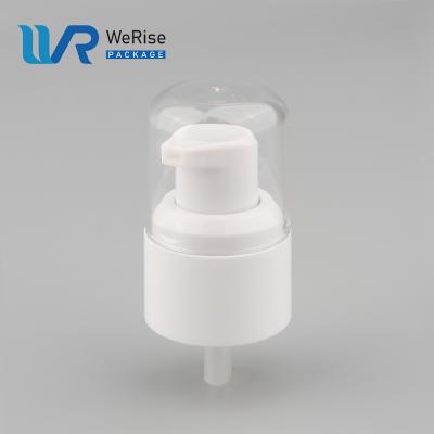 China Non Spill 24/410 Cosmetic Cream Dispenser Pump 24mm Treatment Pump Bottle Cream For Lotion Liquid for sale