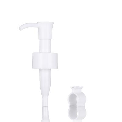 China Non cheap spill white smooth price 28/410 clip lock lotion pump for bottles for sale