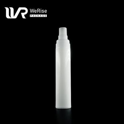 China Recyclable 15ml 30ml 50ml Rounde Airless Bottle With White /Tramsparent Color for sale