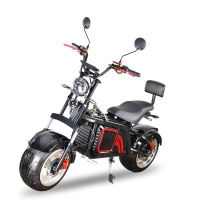 China 2021 New Design 60V 12/20/55 AH Speed ​​80KM/H Hydraulic Brake Unisex Fashionable Electric Scooter Citycoco For Adults for sale