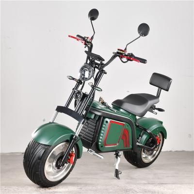 China Best selling adult electric 60V scooters unisex 2 seats with fat chopper tire cheap scooter citycoco electric for sale