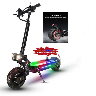 China US EU unisex stock warehouse 11 inch fat tire long range 80kmh 8000w 60v fast electric scooter from china for sale