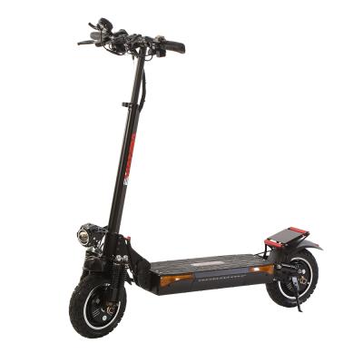 China Free Shipping Unisex EU In New Scooter 1000w Dual Current Motors 10 Inch 55kmh Chain 50-60km Two Wheel Folding Adult Electric Scooter for sale