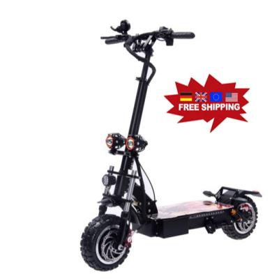 China Free shipping unisex electric scooter 5600w 85km/h duty 60v 35ah fast folding free motor speed double scooter in Eu warehouse for sale