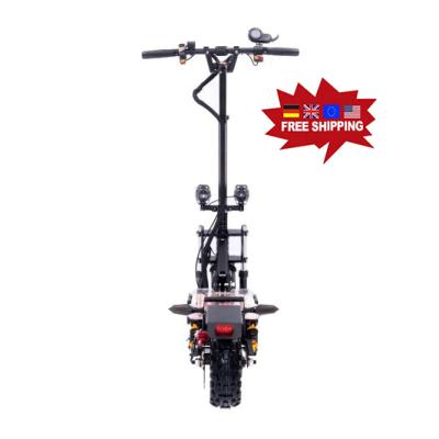 China Free shipping EU warehouse fat unisex big wheel 60v dual motor off road electric scooter 5600W m365 for sale