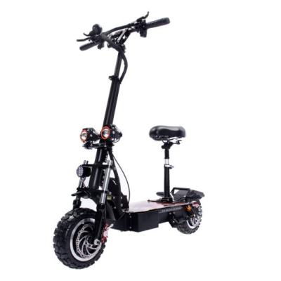 China EcoRider 11 Inch 5600W 60V Unisex Foldable Mobility E Scooter Duel Motor Adults Off Road Cheap Scooter for sale