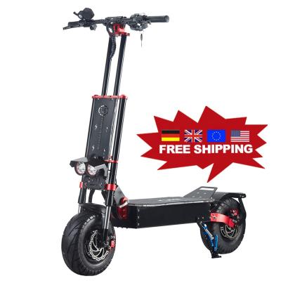 China 13 Inch Electric Adult Scooters Unisex Warehouse 5600W 60V 85KMH Speed ​​Double Motor Folding for sale