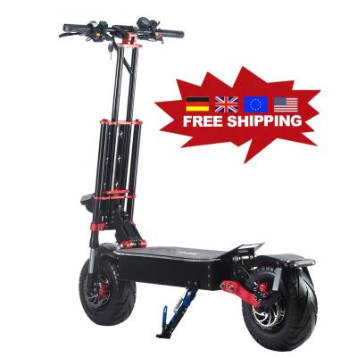 China Free Shipping DDP Unisex Kick 5600W Powerful Foldable Adult Electric Scooter 100km/h Climbing 45-60 Degree In EU Stock Warehouse for sale