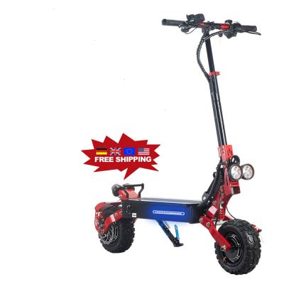 China Newest Model Europe Warehouse Powerful Off Road 48V 21Ah 2400WAdult Dual Motor Unisex Foldable Electric Scooter for sale