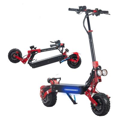 China Unisex High Quality Big Wheel 11 Inch Off Road Dual Tire 48v 2400w Electric Adult Scooter Motor for sale