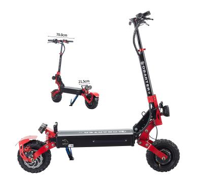 China 2021 best unisex cheap 48v 2400w 11inch wide wheel off road tires folding electric scooters for adult for sale