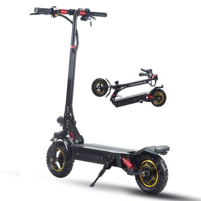 China Wholesale Two Wheel 10inch 48v Unisex Warehouse EU USA Foldable Fast Electric Scooter 1000w for sale