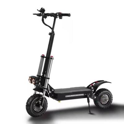 China Fashion 11inch 60v unisex hot selling adult 5600w e scooter powerful off road scooter with seat for sale