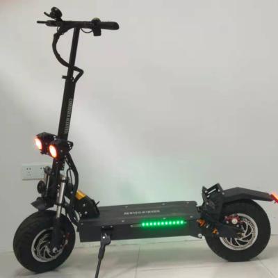 China 5600w 60v 40ah Electric Lithium Battery Unisex Electric Scooter Long Range 13inch Fat Tire Folding Scooter For Adult for sale