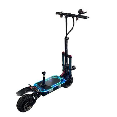 China 2021 60V new unisex cheap price 5600W off road china scooter 11 inch motor 5600w 60v double fold 2020 for adult for sale