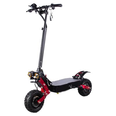 China Newest Off Road 11inch 60v 5600w Dual Motor Hydraulic Brake Unisex Long Distance Scooter for sale