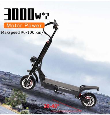 China New Unisex Model 11inch Off Road Adult 60v 3200w Fast Electric Scooter With Seat Or Carrier for sale