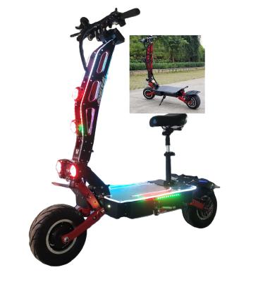 China 13inch 60v 7000w 8000w adult electric scooter de todoterreno de patinete d'electrico de todo unisex double motor de terreno for sale