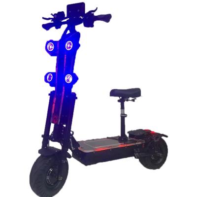 China 13inch Fat Tire Hot Selling Unisex China Folding 72V 8000W Electric Double Scooter Portable Scooter For Adults for sale