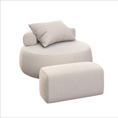 China Living Room Extended Modern Nordic Leisure Extended Small Simple Tatami And Ottoman Style Balcony Sofa Chair for sale