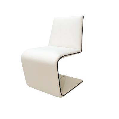 China High Quality Modern White Faux Leather Modern Abstract Chair for sale