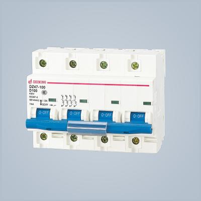 China 50Hz 1A 63A White MCB Circuit Breaker 4 Pole 230V 380v DZ47-125 for sale