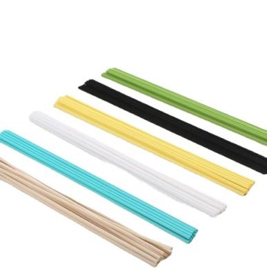 China 3MM 4MM Home Decoration Essential Oil Fiber Diffuser Viable White Blue 5MM Colorful Pink Wooden Sticks for sale