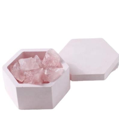 China Viable Home Decoration Car Air Freshener Scented Quartz Crystal Stone Colored Ceramic Essential Oil Aroma Diffuser for sale