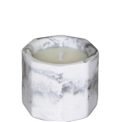 China Sustainable Home Decoration Paraffin Wax Aromatherapy Oil Diffuser Ceramic Customized Scented Candle for sale