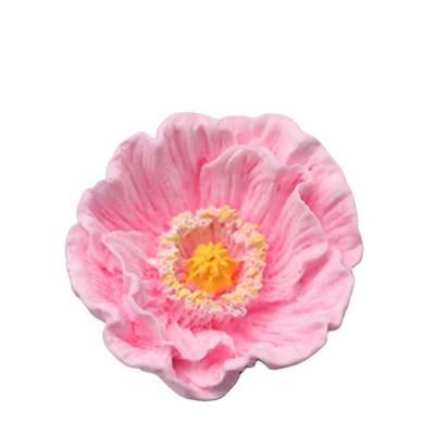 China Viable Hand Made Pink Poppies Flower Other Air Conditioning Interior Air Freshener Fragrant Car Interior for sale