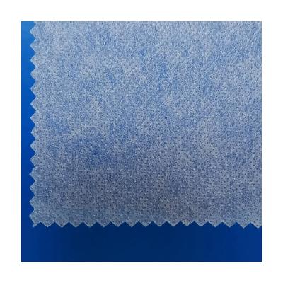 China water soluble polyester nonwoven fusion interlining fabric/nonwoven interlining backing for garment for sale