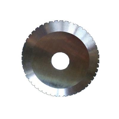 China High Speed ​​Circular Round Tooth Profile Dash Cutter Serrated Knife for sale