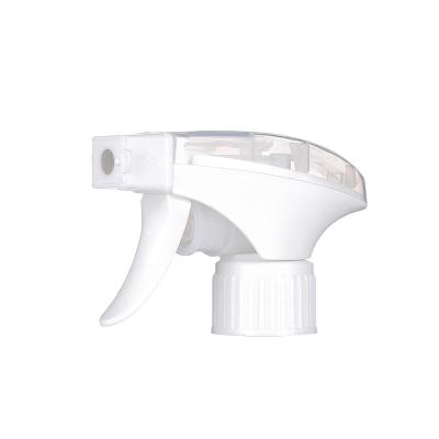 China Non Spill White Transparent Water Foam Trigger Sprayer 28/400 28/410 Cleaning Sprayer for sale