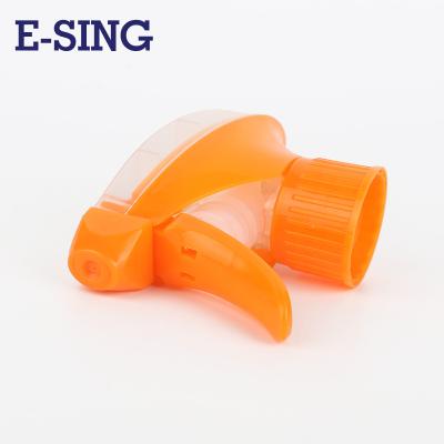 China Non Spill 28/400 PP Plastic Cover Double Trigger Sprayer For Home Cleaning for sale