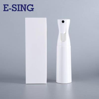 China Eco-friendly Continuous Spray Bottle White Color Garden Hair Salon Trigger Sprayer Bottle for sale