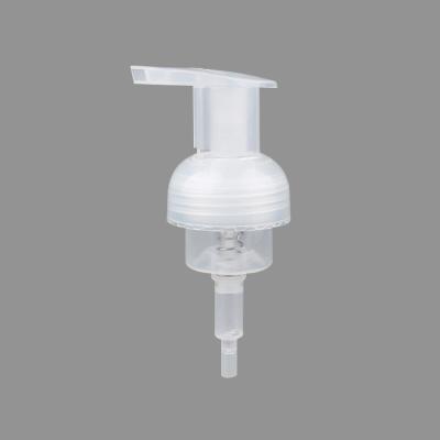 China Non Spill Low Price PP 32mm Plastic Foam Pump Lock Foam Soap Dispenser Pump For Bottle for sale