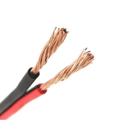 China OEM CCA Or Loudspeaker Cable Audio Cable Audio Cable Bare Copper Red Black Cable for sale