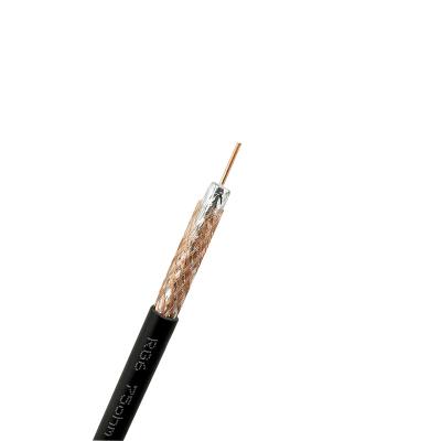 China RG6 bare copper cost effective high frequency CCS or ATCC01 FPE/PE coaxial cable for sale