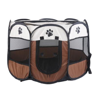 China Hot Sale Breathable Outdoor Pop Dog Tent Waterproof Breathable Foldable Pet Tent for sale