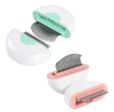 China Viable High Quality Professional 2 Modes Comb Massager To Remove Hair Cat Hair Floating Comb for sale