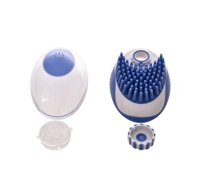 China Sustainable High Quality Shampoo Hand Pet Massage Silicon Bath Grooming Dog Brush for sale