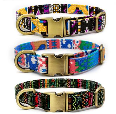 China Viable hot sale OEM dog collar with personalized name plate dog collars and leashes for sale